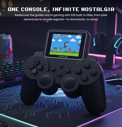 playratro 520 Classic Games with 3.3 Inch HD Screen (No. SB-047, MOQ 2)